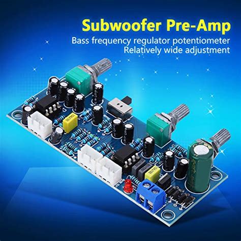 Buy Garosa Preamp Board Digital Tuning Preamp Tone Board 2.1 Channel ...