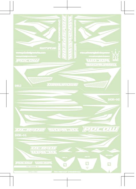 PDCドレスアップステッカー2022【EVILWIRE印刷】 | C Y B E R _ S T O R E