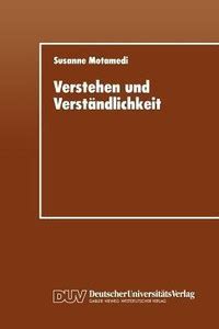 Verstehen und Verstaendlichkeit: Buy Verstehen und Verstaendlichkeit by ...