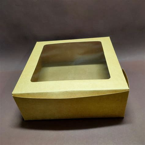 Craft Window Cake box 10*10*4 – Sweetkraft | Baking supplies