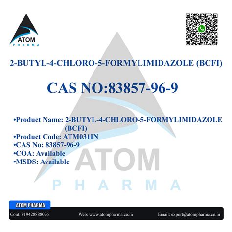 2-BUTYL-4-CHLORO-5-FORMYLIMIDAZOLE (BCFI) | Atom ATOMPHARMA