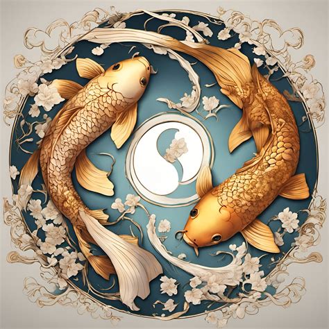 Yin Yang Koi Fish Symbol : r/nightcafe