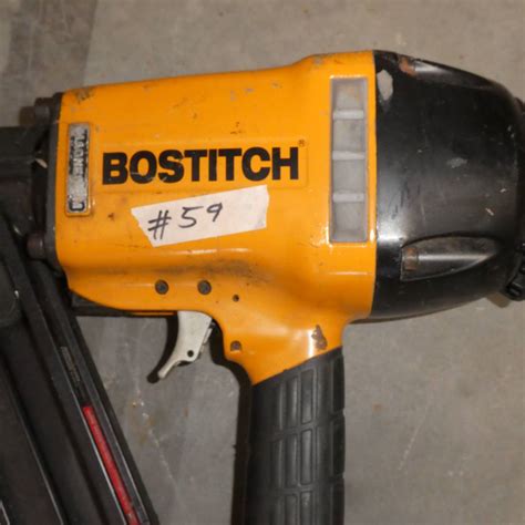 Lot #59 - Pneumatic Bostitch Nailer & Power Nail Floor Stapler - NorCal ...