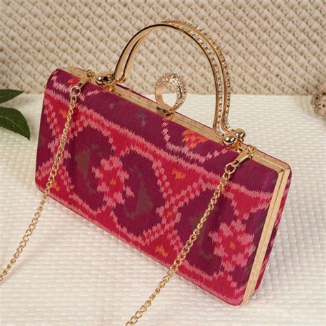 Single Ikat Patola Clutch – My Store