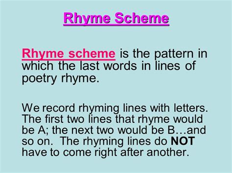 What Is A Rhyme Scheme? Definition Examples, 53% OFF