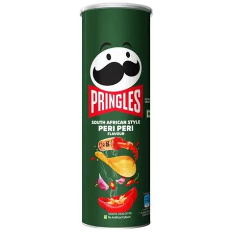 Pringles Peri Peri Flavour Potato Crisps, 107g : Amazon.in: Grocery ...