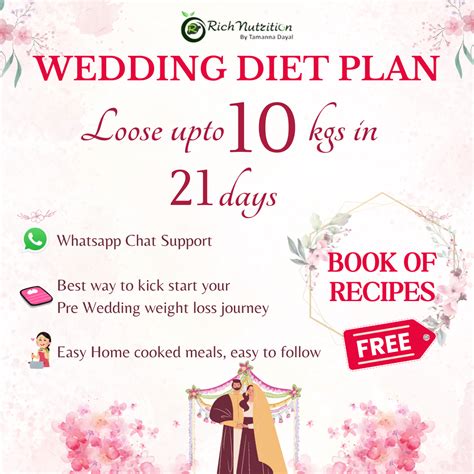 21 DAYS PRE-WEDDING FAT LOSS & WEIGHT LOSS DIET PLAN – Rich Nutrition