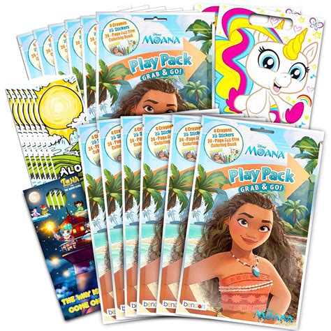 Buy Disney Moana Grab and Go Play Packs (Pack of 12) Online at Low ...
