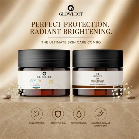 GLOWLECT Face Brightening Cream And Sunscreen Cream Spf 30 Price in ...
