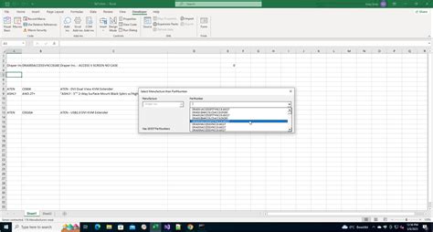 VBA Project Using in Excel 的图像结果