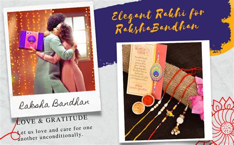 Collectible India 4 Rakhi For Brother Combo/Elegant Rakhi for Brother ...