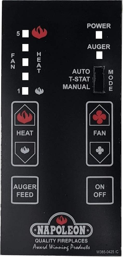 Napoleon W385-0425 Control Panel Decal NPI NPS-45 India | Ubuy