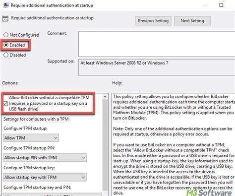 Image result for Allow BitLocker without a Compatible TPM
