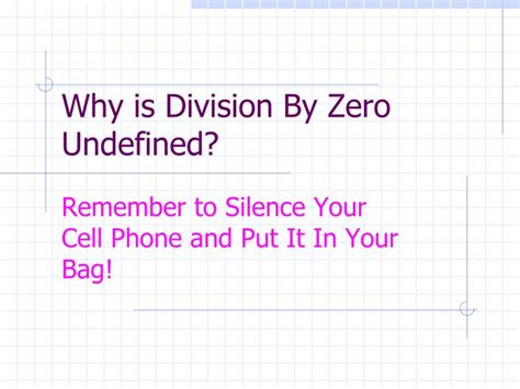 Image result for Undefined Division