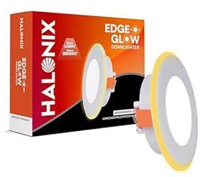 Halonix Polycarbonate 6W Edge-O-Glow Recessed Ceiling Light|3 Light ...