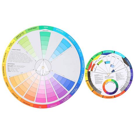 Color Wheel Color Mixing Guide Tattoo Color Wheel Tattoo Accessory ...