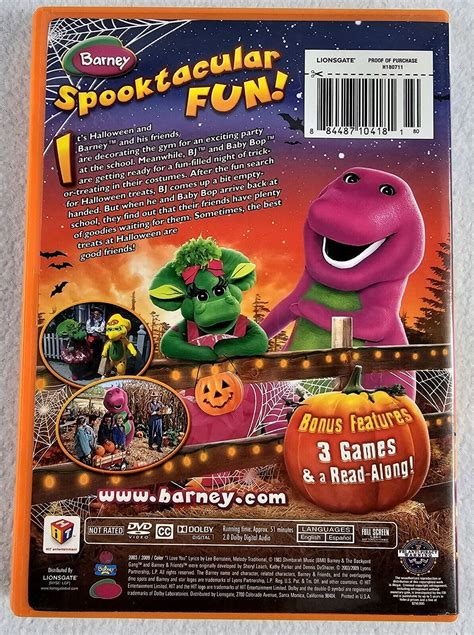 Barney - Barneys Halloween Party (DVD, 2003) 45986028310| eBay