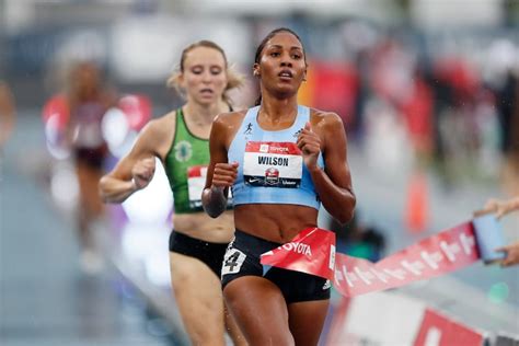 Record-holding 800-meter runner Ajee’ Wilson of Philadelphia sets ...