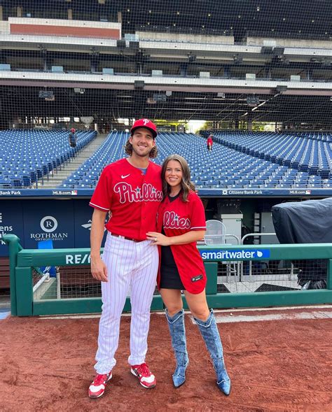 Who is Hunter Jayde Harrington, Aaron Nola's wife?