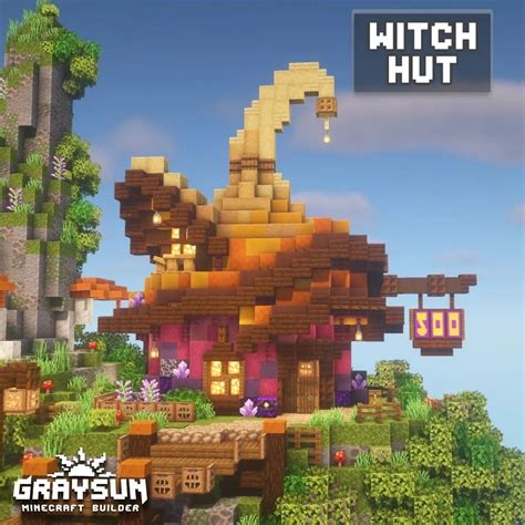 Minecraft Witch Hut | Enchanting Room or Potion Brewing Set-Up