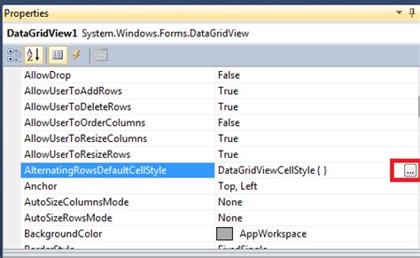 Image result for Visual Studio Code for a DataGridView