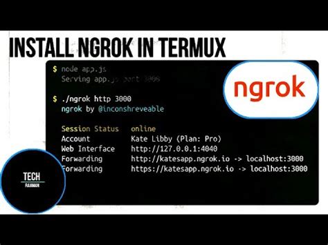 Install Ngrok in Termux without error 2020 ||TECH RAHMAN||