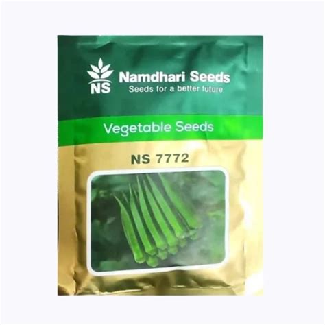 Buy Namdhari NS 7772 F1 Hybrid Bhindi Seeds – Dark Green Long Okra ...