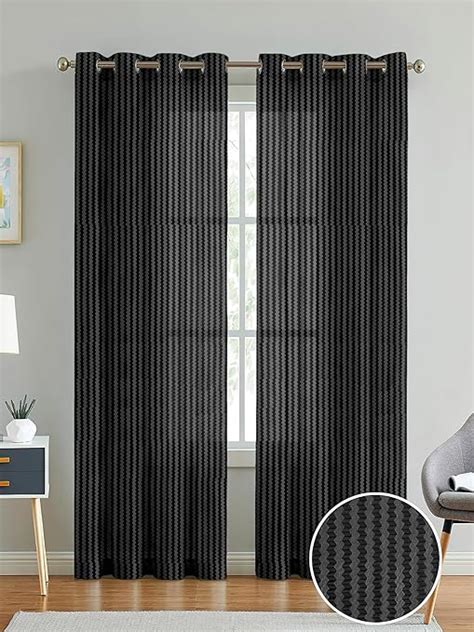 Buy Cortina Polyster Transparent Curtain Set |Window Installation ...