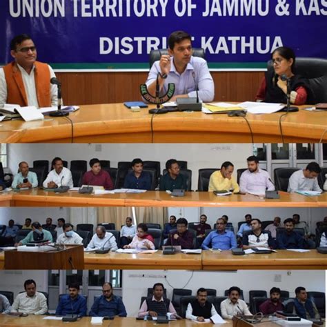 DC Kathua directs to oversee progress by visiting sites regularly to ...