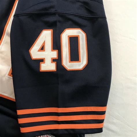 Gale Sayers Chicago Bears Throwback Jersey #40 Mitchell & Ness Size 54 ...