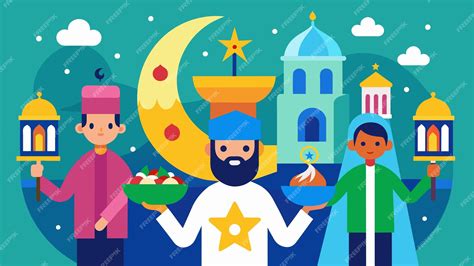 Premium Vector | A joint celebration of major religious holidays such ...