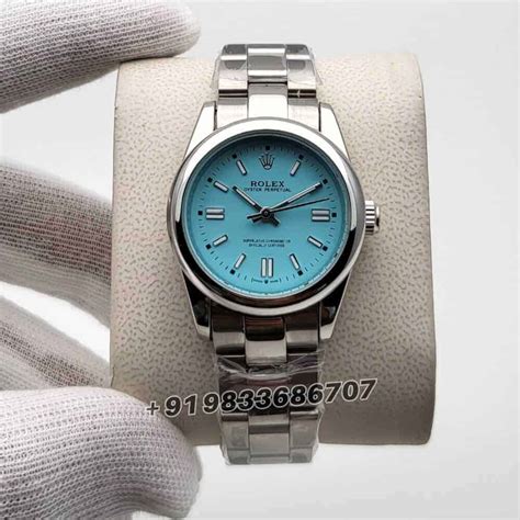 Rolex Oyster Perpetual Blue Dial 31mm Watch