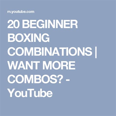 Image result for Boxing Combos for Beginners