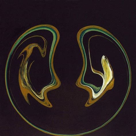 "Nij Samvad": Black Acrylic Painting (30x30) by Atul Padia – ArtZolo.com