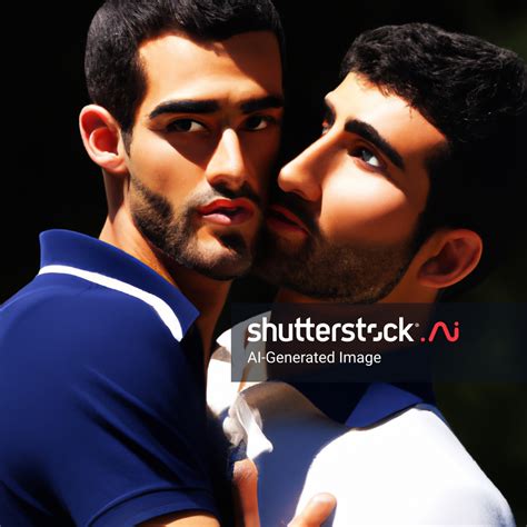 Two Men Love Dense Five Oclock AI-generated image 2292434329 | Shutterstock