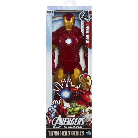 Buy avengers series marvel assemble titan hero iron man 12 action ...