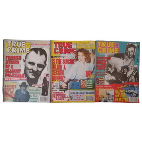 Magazines - True Crime Detective Monthly Magazine 3 Magazine Set 1994 ...