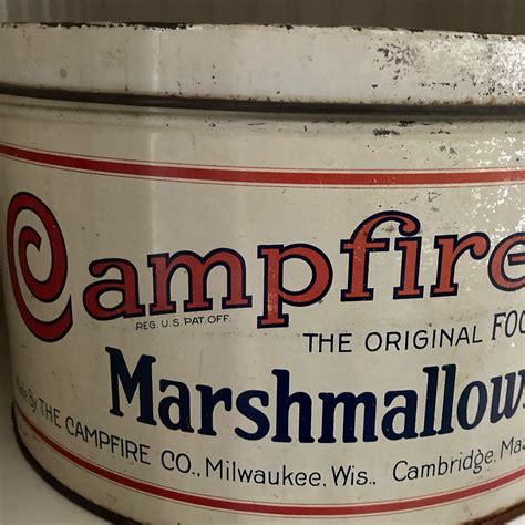 Vintage Campfire Marshmallows Tin
