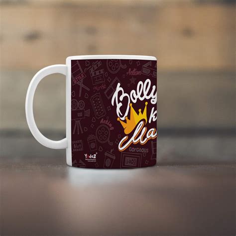 Buy Yedaz Quirky Coffee Mug - Bollywood Ki Mallika - White Ceramic ...