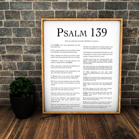 Modern Psalm 139 Print Bible Quote | Etsy in 2021 | Bible quotes, Psalms, Bible quotes photos