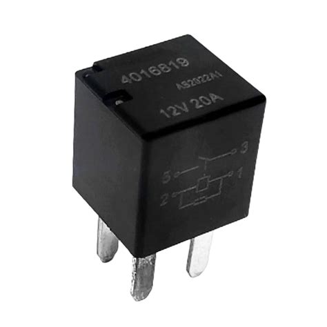 4016819 12V 20A SPST Micro ISO Automotive Relay 4 PIN : Amazon.in: Car ...