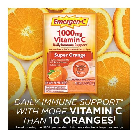 Emergen-C 1000mg Vitamin C Powder for Daily Immune India | Ubuy