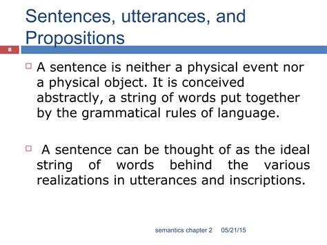 Semantics chapter 2 saeed | PPT