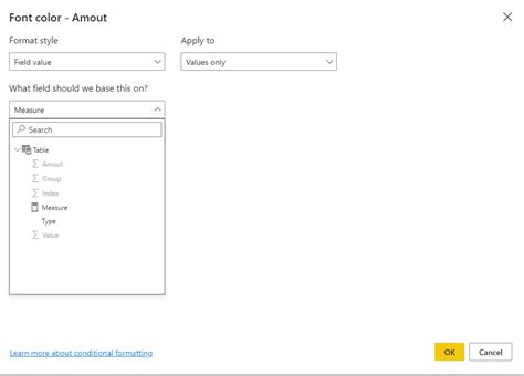 Solved: Problems with conditional formatting in matrix tab ...