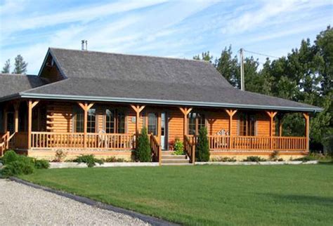 Large Log Cabin Plans One Story House