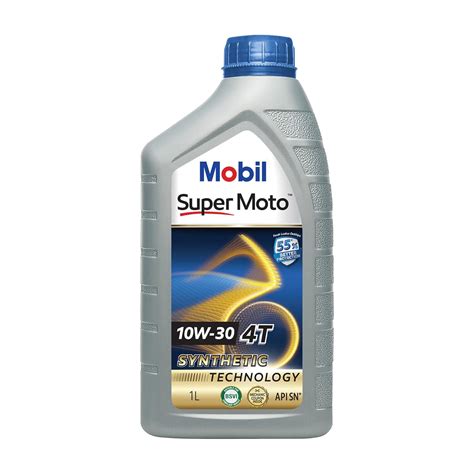 Mobil Super Moto 10W-30 Synthetic Technology Engine Oil for Bikes (1L ...