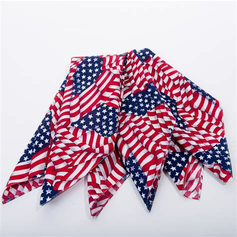 American Flag Bandana