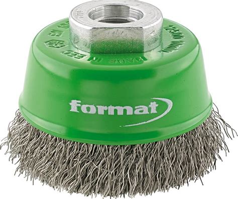 Bester Preis FORMAT Pinselbürste Stahldraht 6mm 10x25x0,35mm gezopft ...