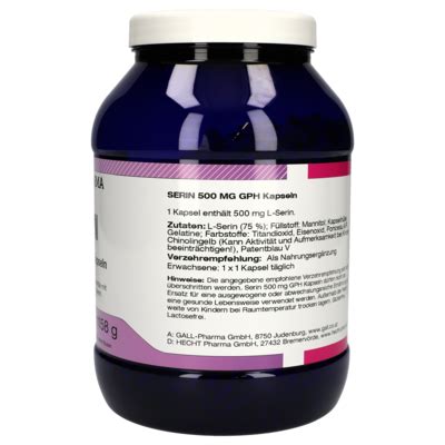 Serine 500 mg GPH Capsules [4024658]-Gall-Pharma GmbH-Online-Shop