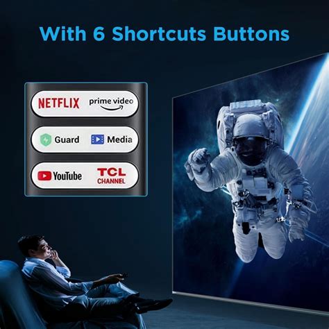 Voice Remote Control for TCL Android TV Mini-LED QLED 4K UHD Smart TV ...
